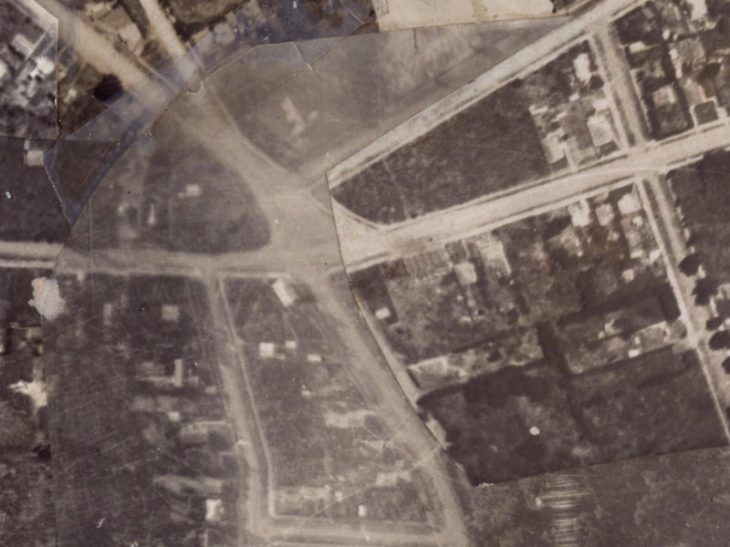 167B Bowhill Road from the air, 1925-1929