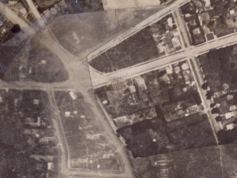 167A Bowhill Road from the air, 1925-1929