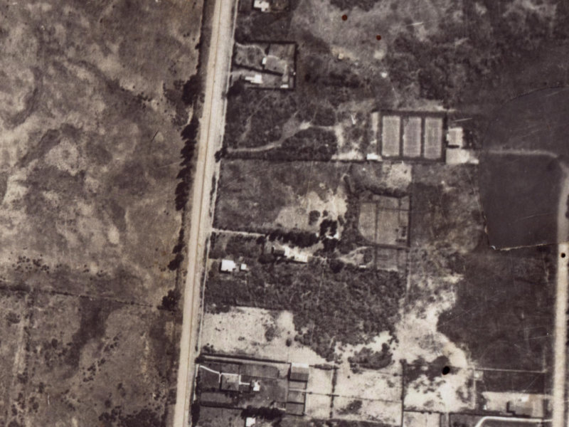 49-51 Castletown Place from the air, 1925-1929