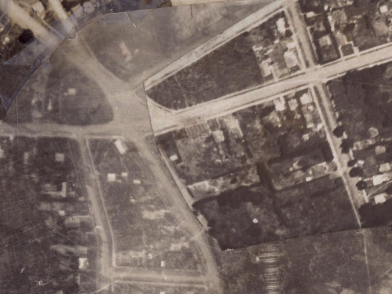 167C Bowhill Road from the air, 1925-1929