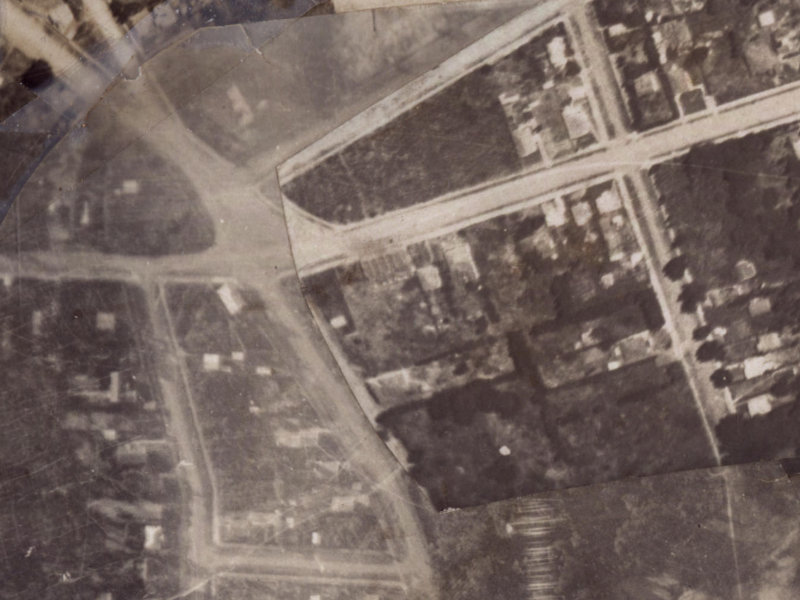 159 Bowhill Road from the air, 1925-1929