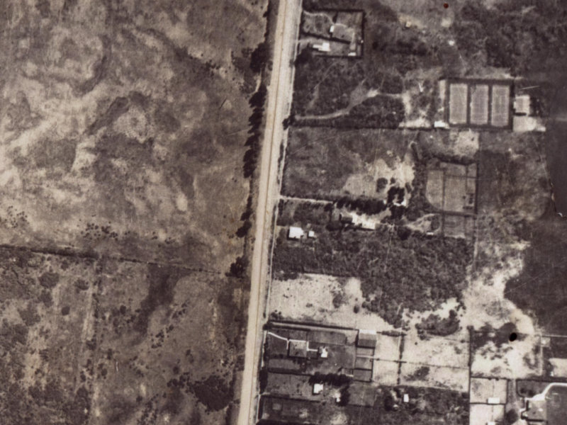 154 Bower Avenue from the air, 1925-1929