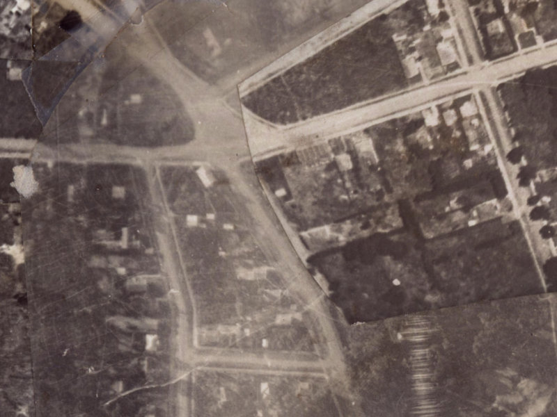 158 Keyes Road from the air, 1925-1929
