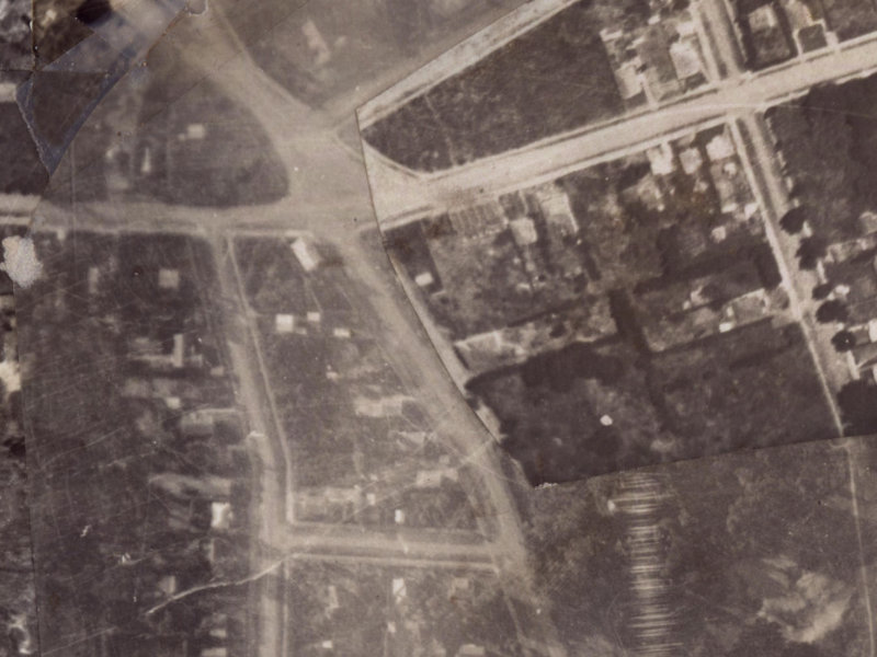 167 Keyes Road from the air, 1925-1929