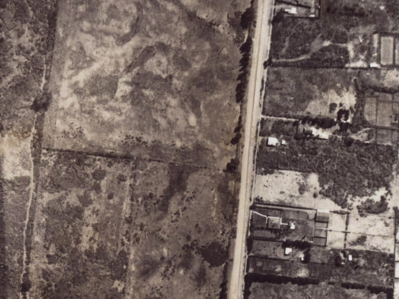 9–19 Sandy Avenue from the air, 1925-1929