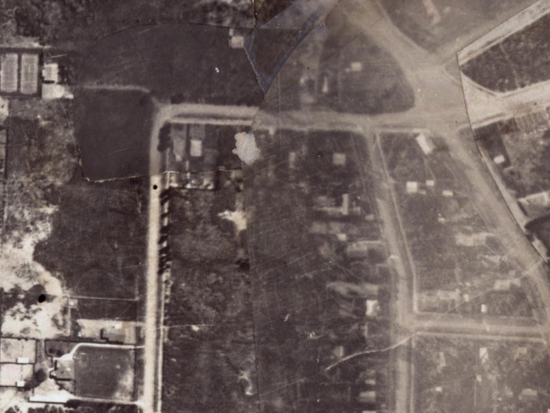179A Bowhill Road from the air, 1925-1929