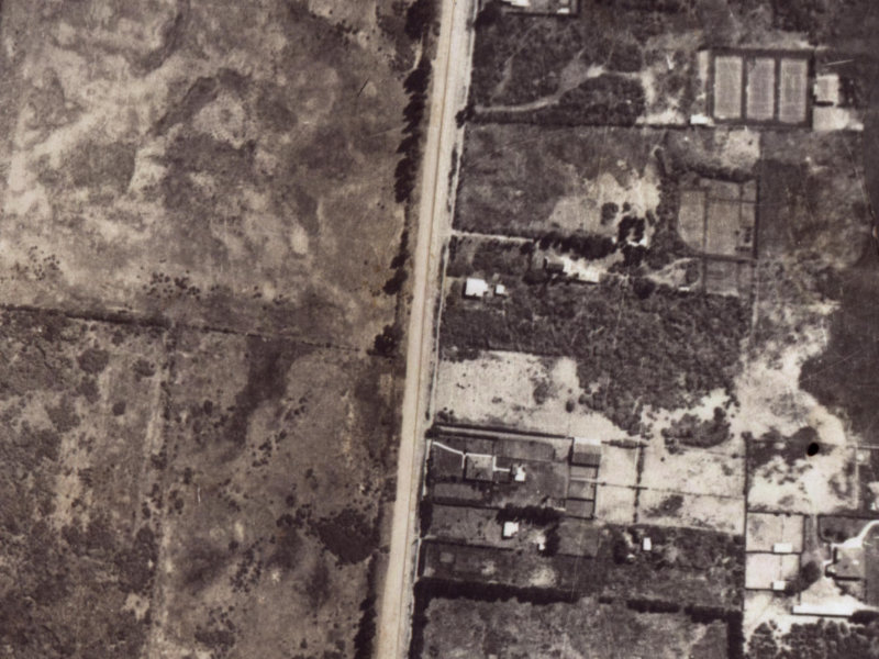 150 Bower Avenue from the air, 1925-1929