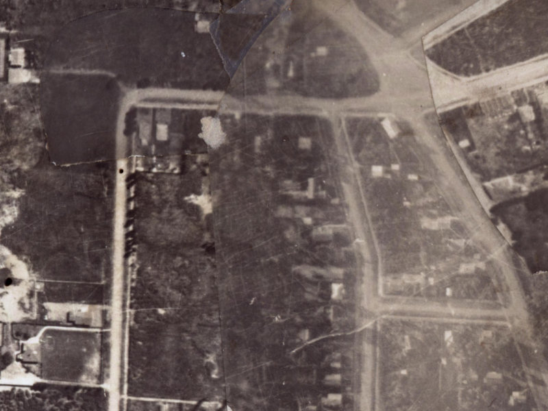177 Bowhill Road from the air, 1925-1929