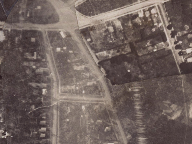 166 Keyes Road from the air, 1925-1929