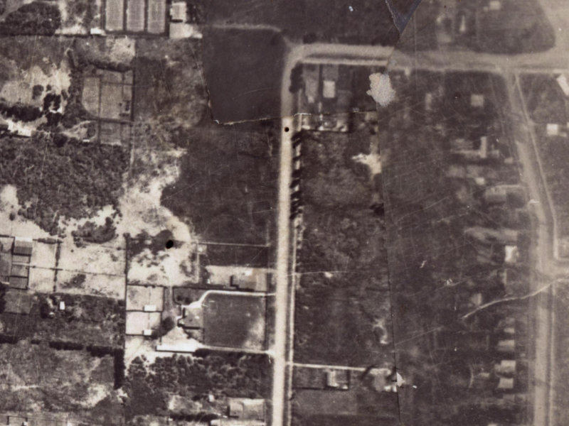 70A Palmers Road from the air, 1925-1929