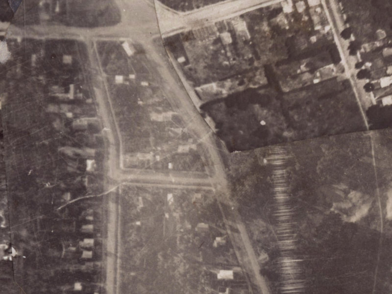 176 Keyes Road from the air, 1925-1929