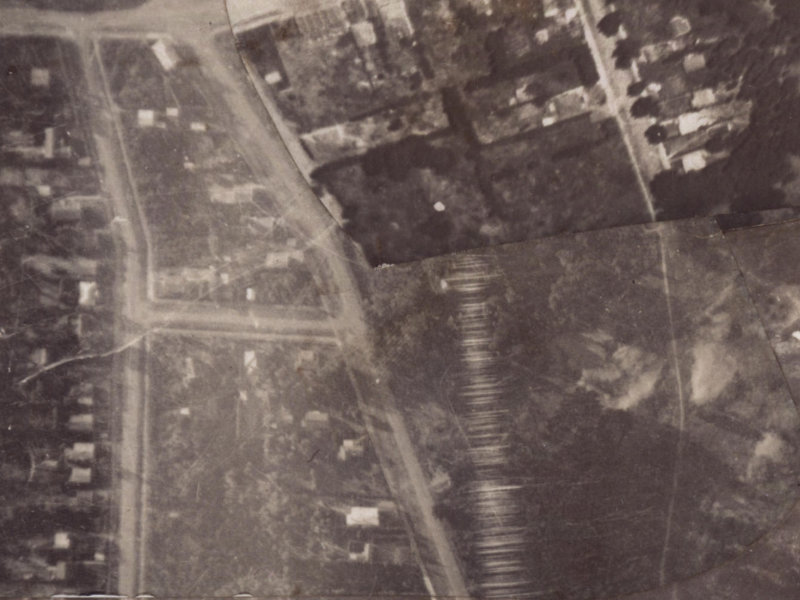187 Keyes Road from the air, 1925-1929