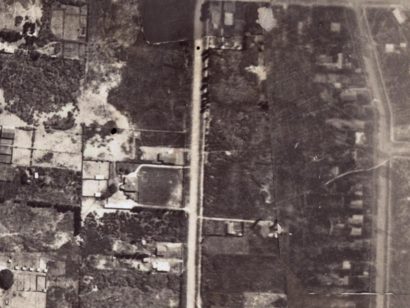72 Palmers Road from the air, 1925-1929