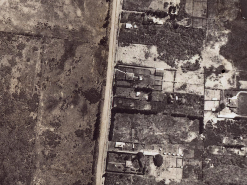 124 Bower Avenue from the air, 1925-1929