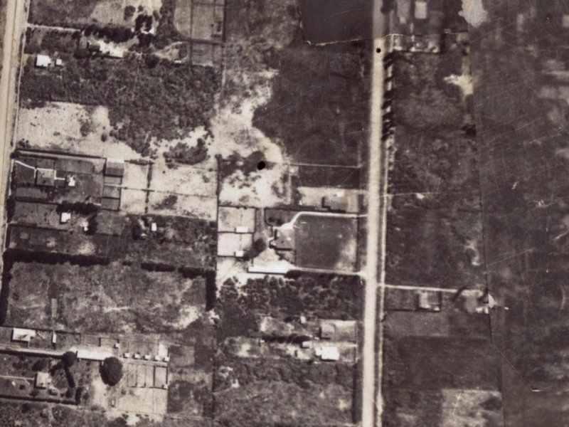 76A-76S Palmers Road from the air, 1925-1929