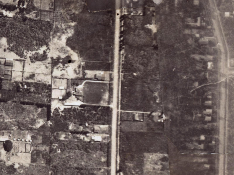 76 Palmers Road from the air, 1925-1929
