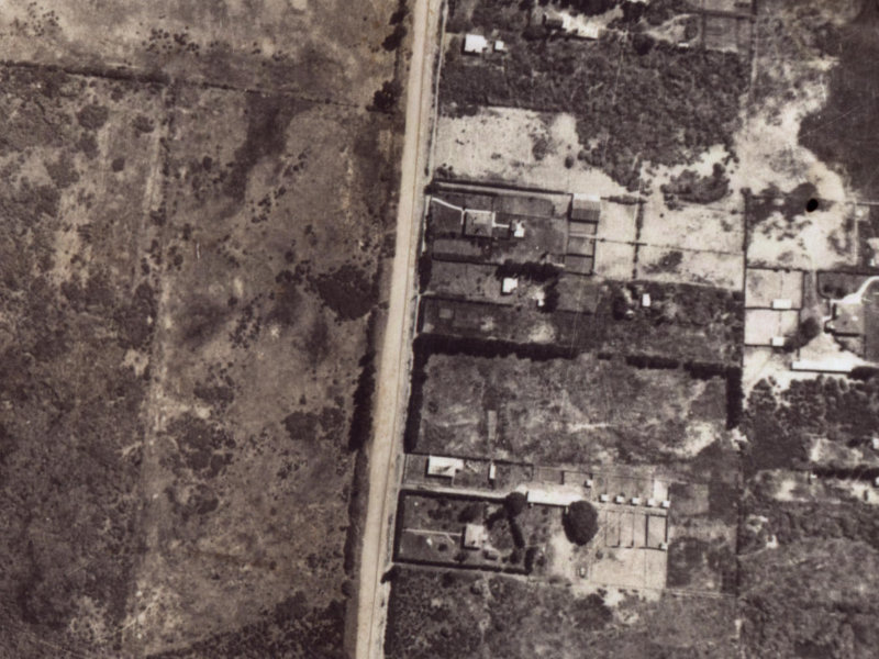 122 Bower Avenue from the air, 1925-1929
