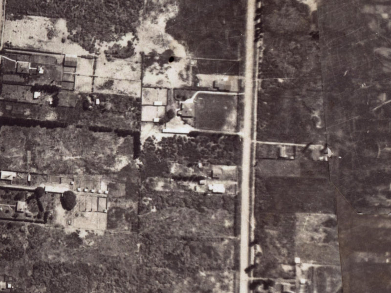 88A Palmers Road from the air, 1925-1929