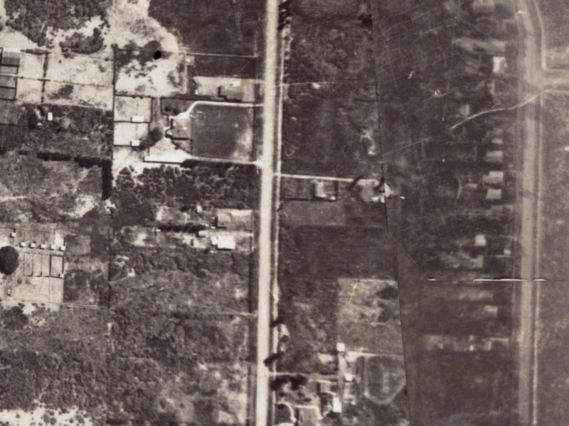 83 Palmers Road from the air, 1925-1929
