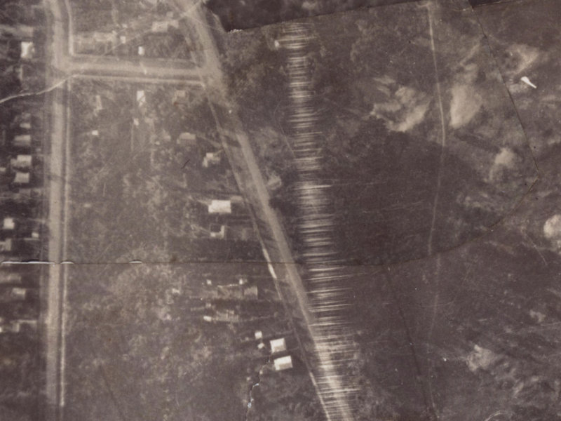 202 Keyes Road from the air, 1925-1929