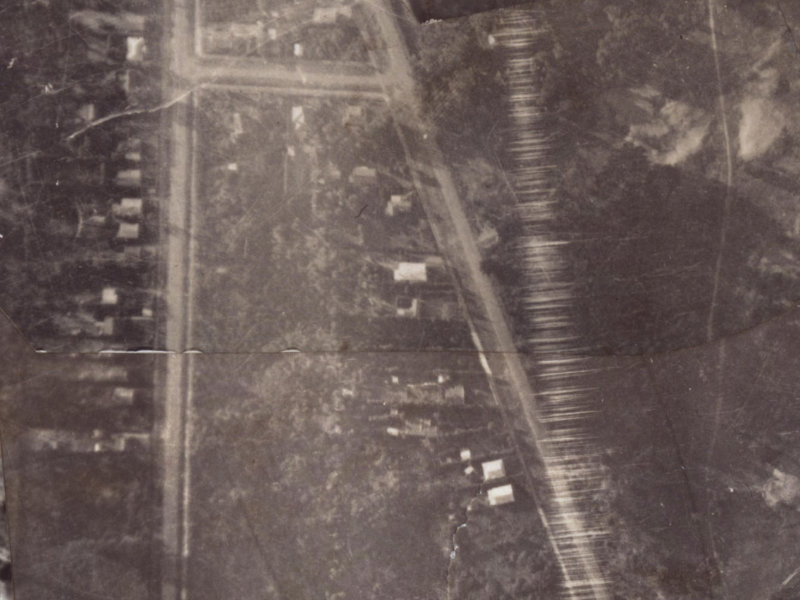 200 Keyes Road from the air, 1925-1929