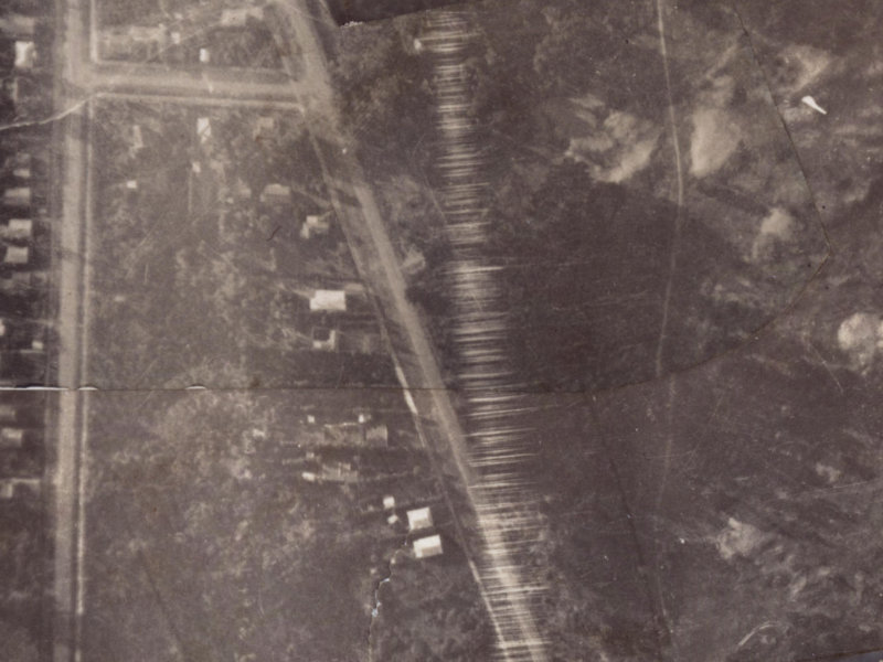 228-186 Keyes Road from the air, 1925-1929