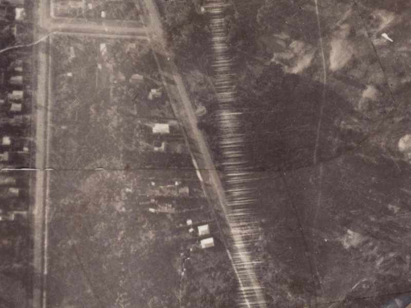 206 Keyes Road from the air, 1925-1929