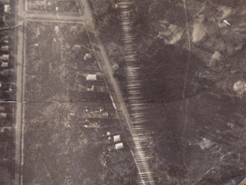 212 Keyes Road from the air, 1925-1929