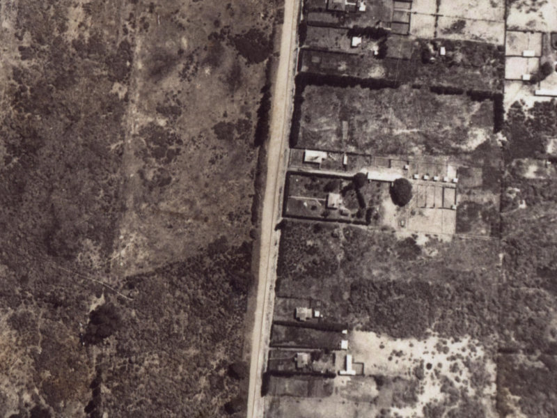 Bower Avenue from the air, 1925-1929