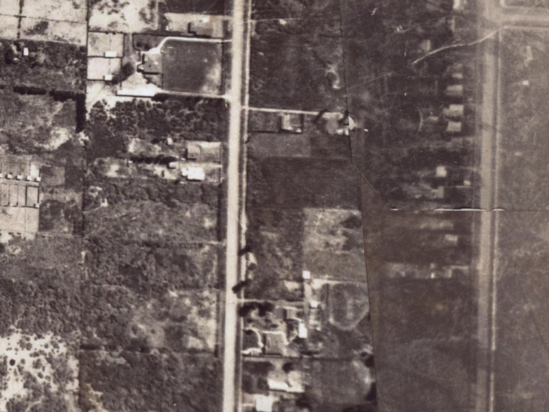 95 Palmers Road from the air, 1925-1929