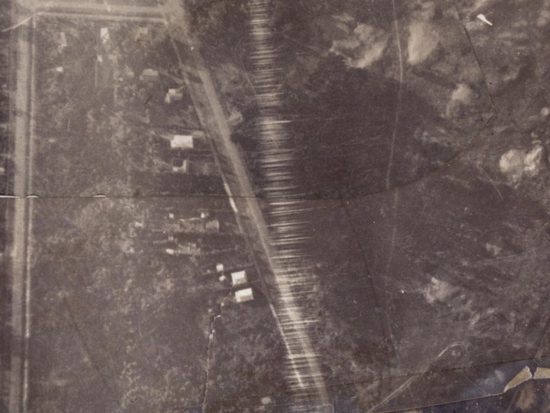 214 Keyes Road from the air, 1925-1929
