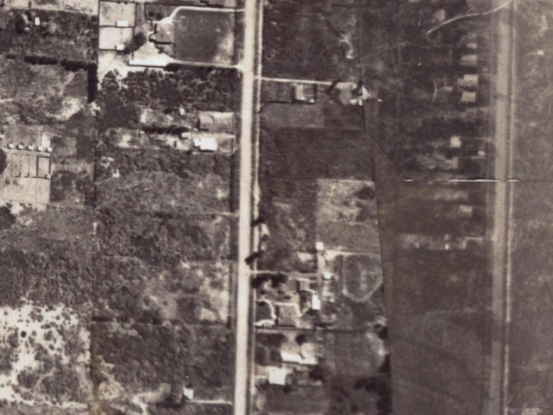 97 Palmers Road from the air, 1925-1929