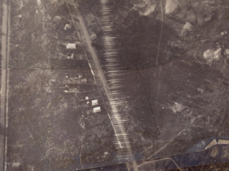 216 Keyes Road from the air, 1925-1929