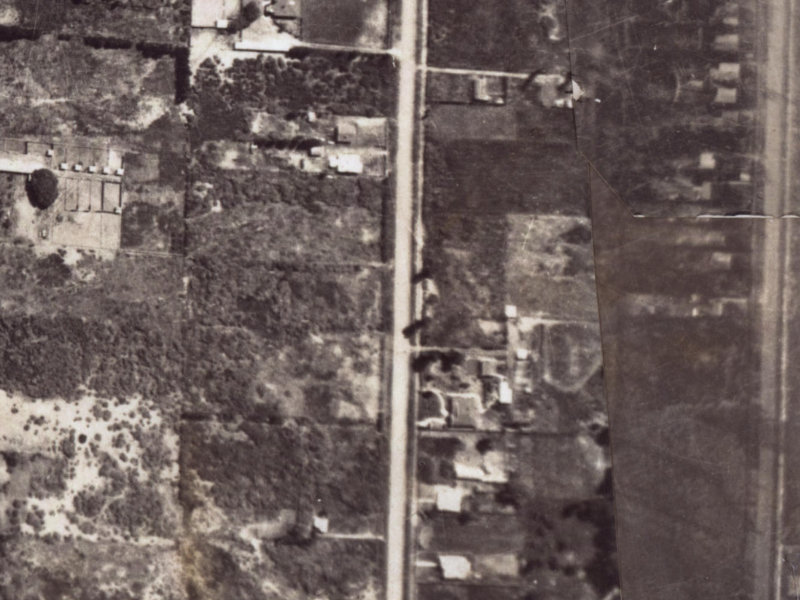 Palmers Road from the air, 1925-1929