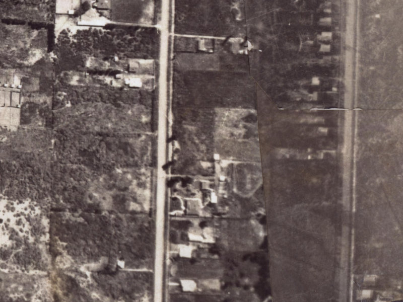107 Palmers Road from the air, 1925-1929