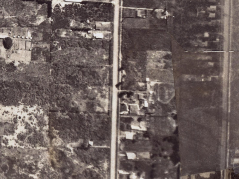 111 Palmers Road from the air, 1925-1929