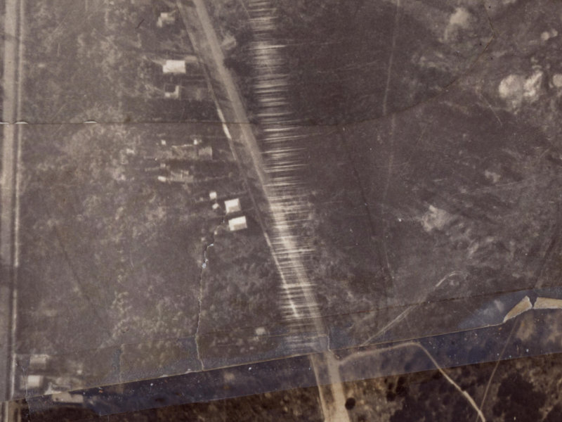 222 Keyes Road from the air, 1925-1929