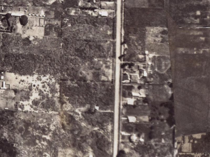 114 Palmers Road from the air, 1925-1929
