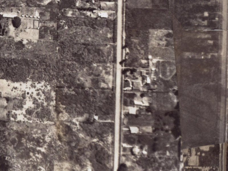 112 Palmers Road from the air, 1925-1929