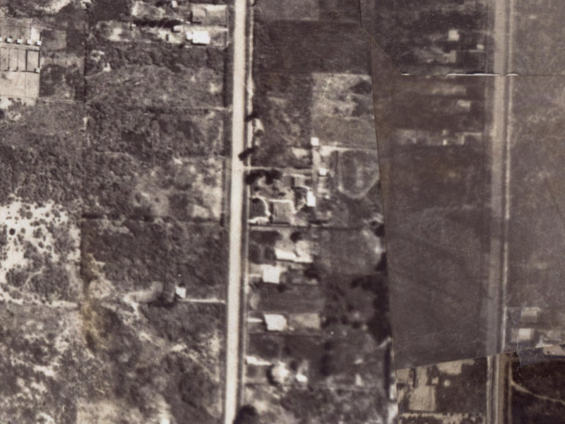 113 Palmers Road from the air, 1925-1929