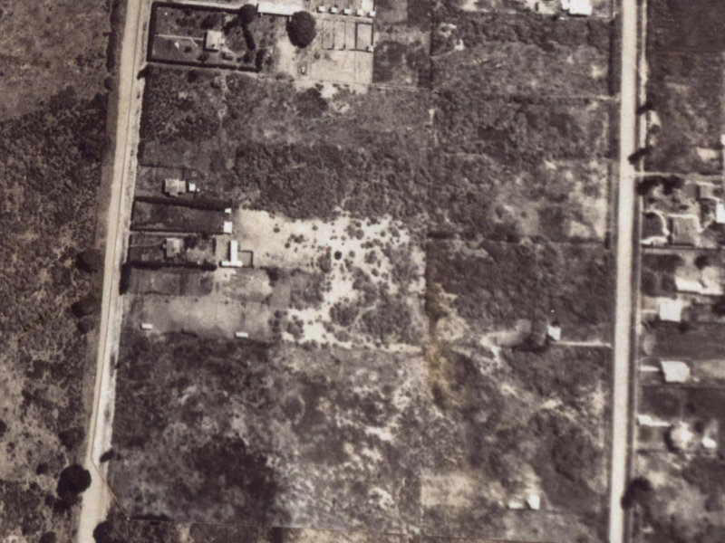 28 Caithness Street from the air, 1925-1929