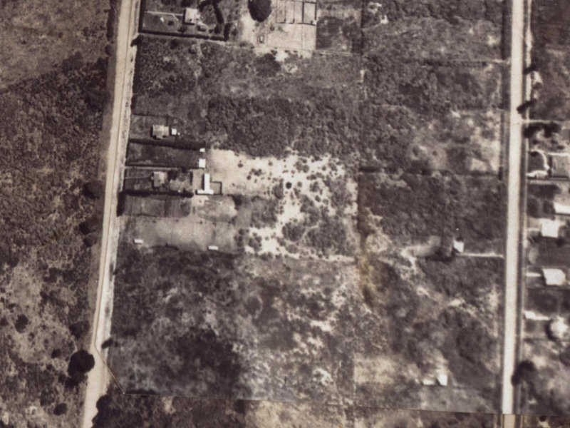 55 Caithness Street from the air, 1925-1929