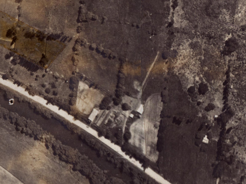 453 New Brighton Road from the air, 1925-1929