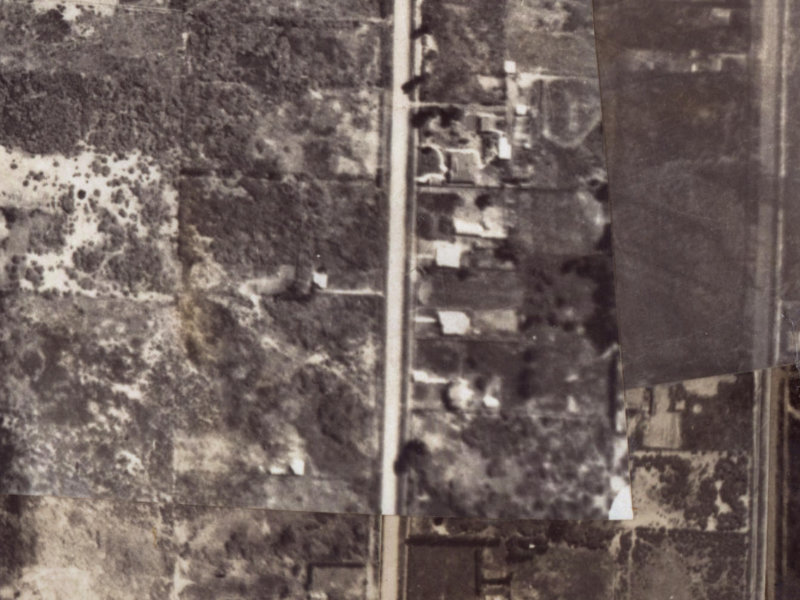 121 Palmers Road from the air, 1925-1929