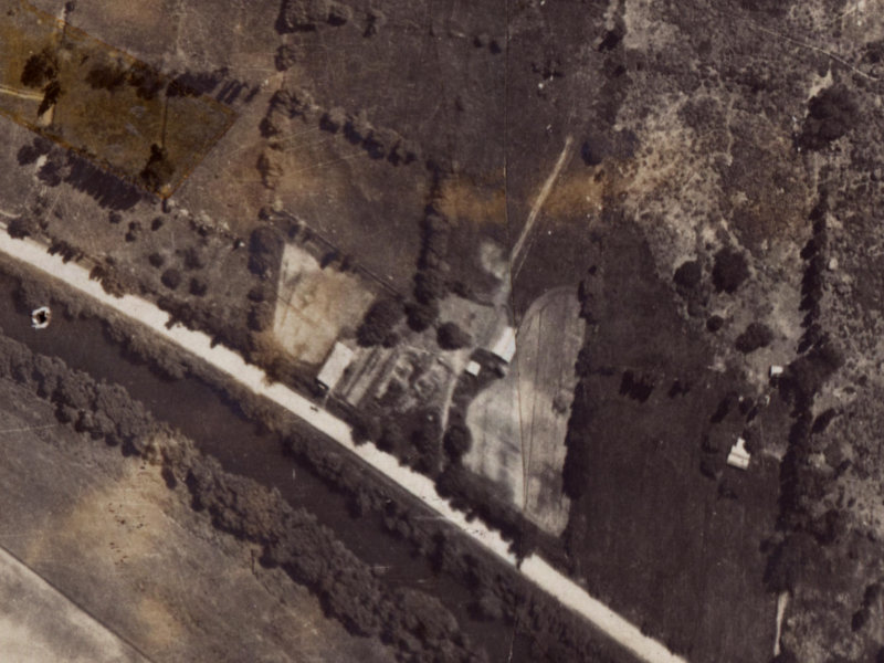457 New Brighton Road from the air, 1925-1929