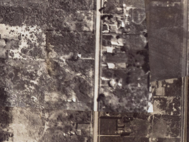 142 Palmers Road from the air, 1925-1929