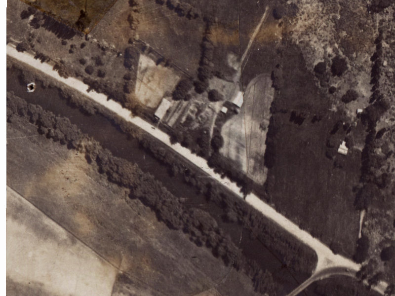 469 New Brighton Road from the air, 1925-1929