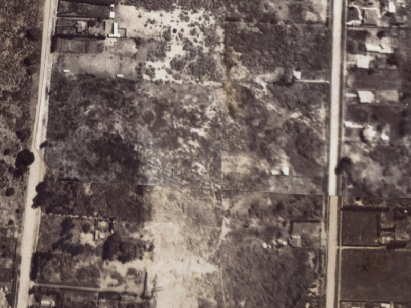12-16 Caithness Street from the air, 1925-1929
