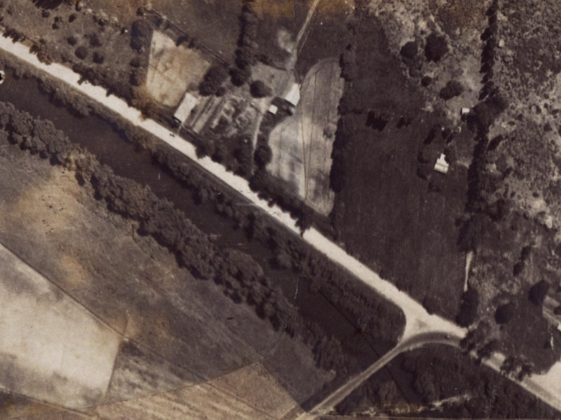 473 New Brighton Road from the air, 1925-1929