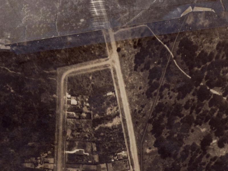 264 Keyes Road from the air, 1925-1929